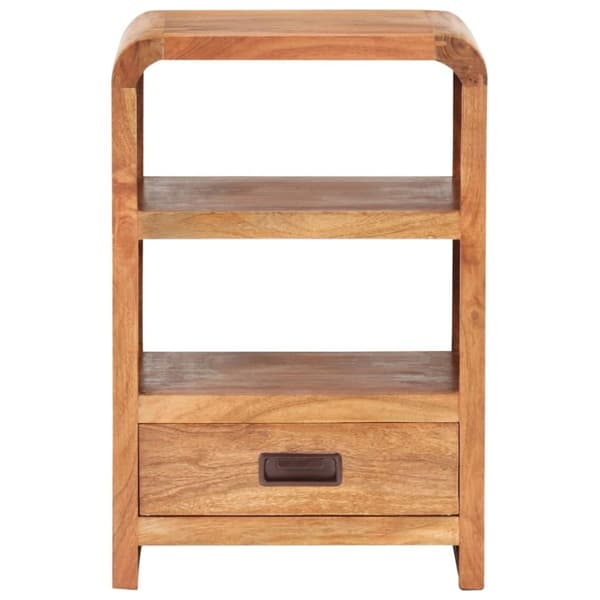 vidaXL Sängbord 40x30x60 cm massivt akaciaträ honungsfinish