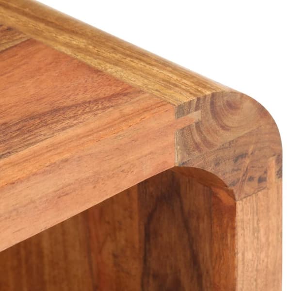 vidaXL Sängbord 40x30x60 cm massivt akaciaträ honungsfinish