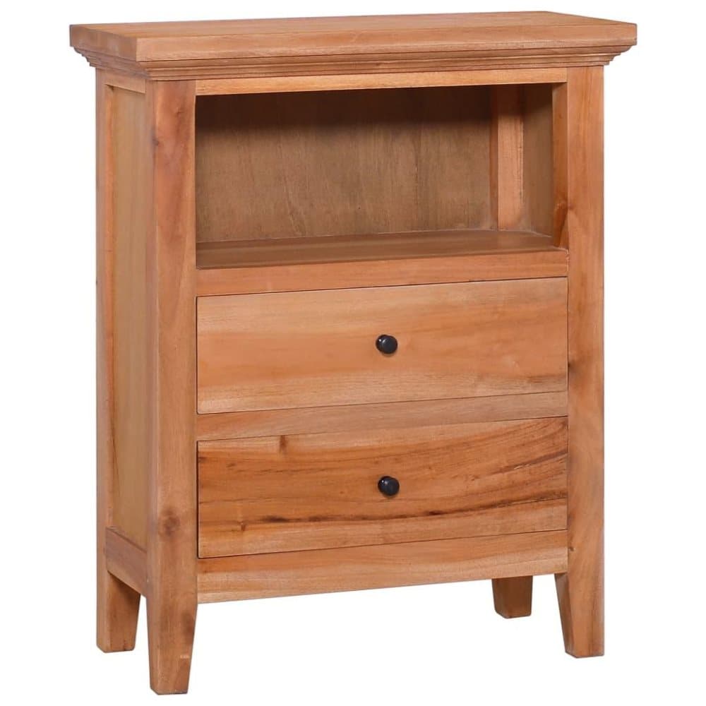 vidaXL Sideskap 60x30x75 cm heltre mahogni