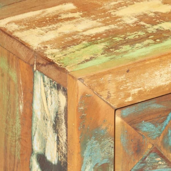 vidaXL sengeskab 40x30x50 cm massivt genbrugstræ