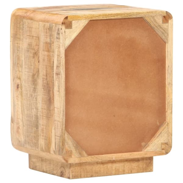 vidaXL Sängbord 40x30x50 cm massivt grovt mangoträ