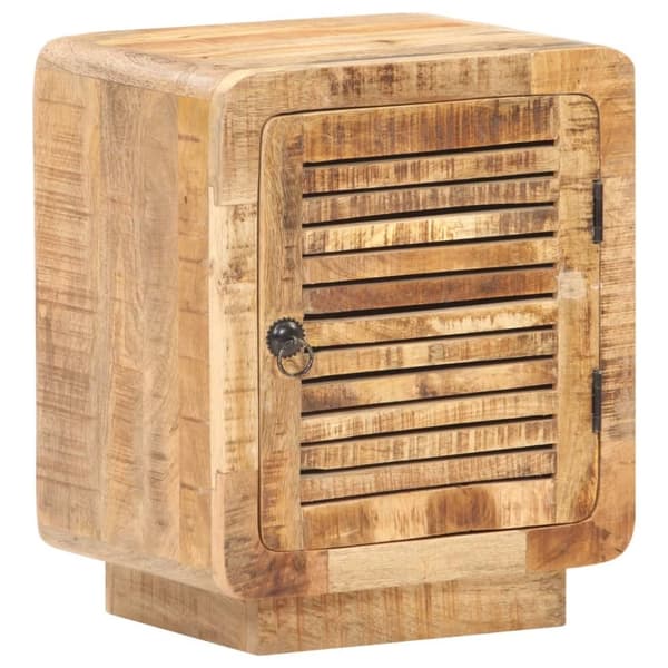 vidaXL Sängbord 40x30x50 cm massivt grovt mangoträ