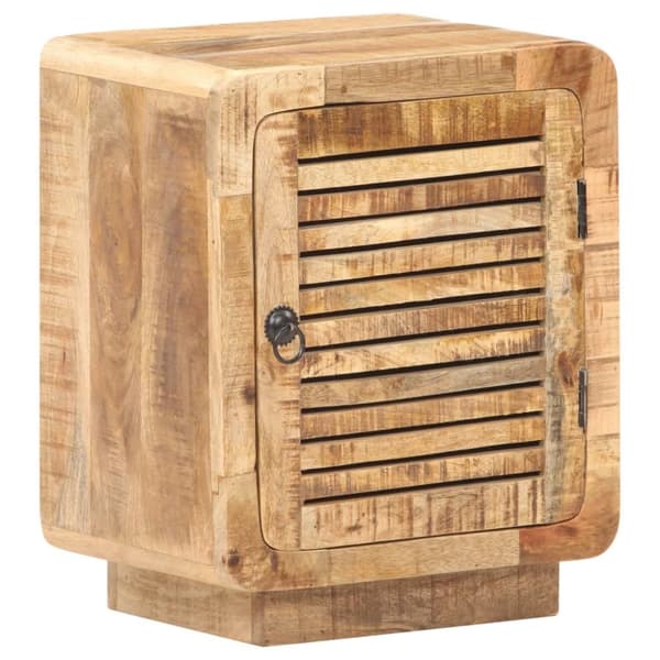 vidaXL Sängbord 40x30x50 cm massivt grovt mangoträ