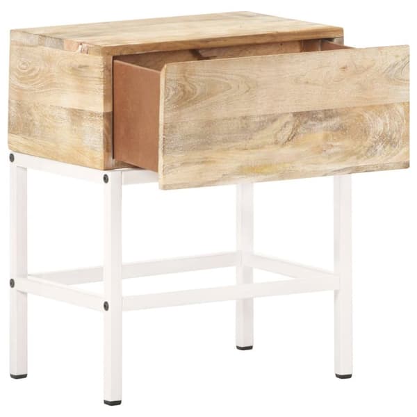 vidaXL Nattbord 40x30x50 cm heltre mango