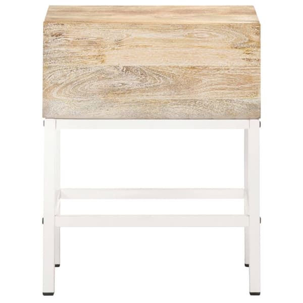 vidaXL Nattbord 40x30x50 cm heltre mango