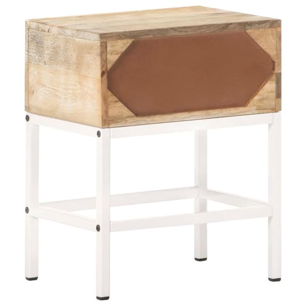 vidaXL Nattbord 40x30x50 cm heltre mango
