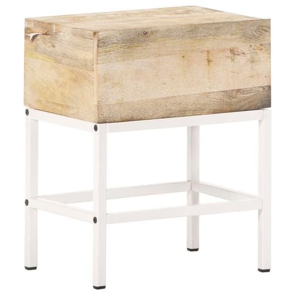 vidaXL Nattbord 40x30x50 cm heltre mango