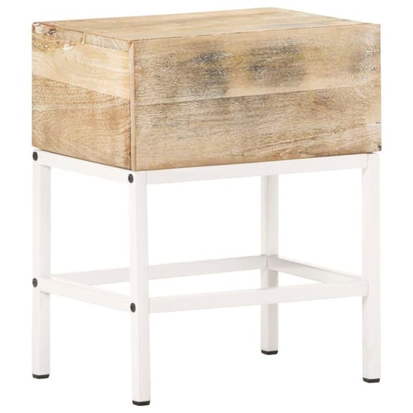 vidaXL Nattbord 40x30x50 cm heltre mango