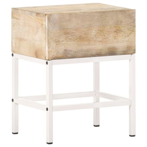 vidaXL Nattbord 40x30x50 cm heltre mango