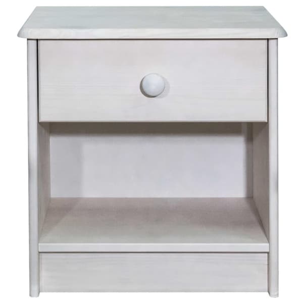 vidaXL sengeskab 41x30x42 cm massivt fyrretræ