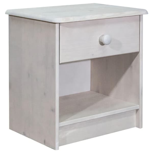 vidaXL sengeskab 41x30x42 cm massivt fyrretræ