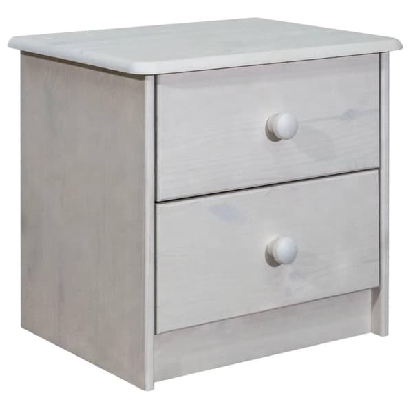 vidaXL Sängbord 43x34x40 cm massiv furu