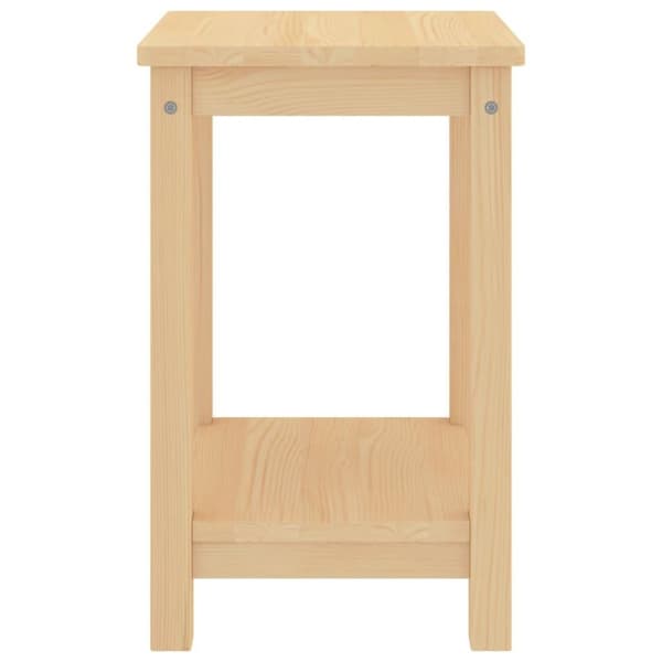 vidaXL Yöpöytä luonnollinen 35x30x47 cm täysi mänty