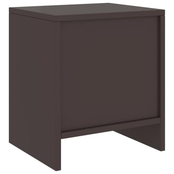 vidaXL sengeskabe 2 stk. 35x30x40 cm massivt fyrretræ mørkebrun