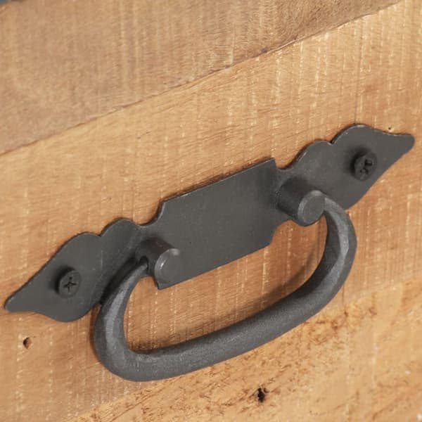 vidaXL Nattbord 40x30x51 cm gjenvunnet heltre