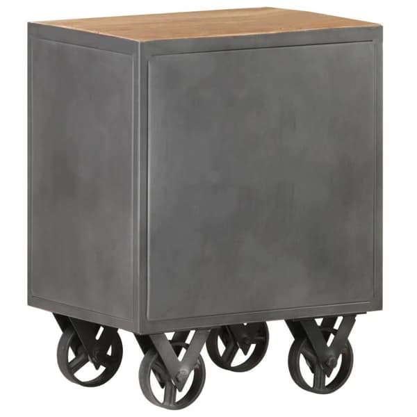 vidaXL Nattbord 40x30x51 cm gjenvunnet heltre