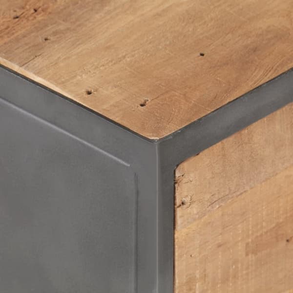 vidaXL Nattbord 40x30x51 cm gjenvunnet heltre