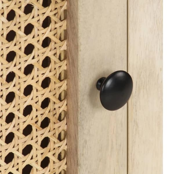 vidaXL Nattbord 40x30x50 cm heltre mango og naturlig stokk