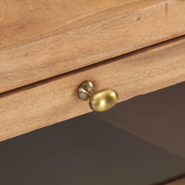 vidaXL Nattbord 40x30x50 cm heltre akasie