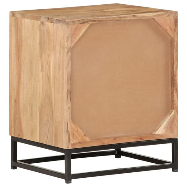 vidaXL Nattbord 40x30x50 cm heltre akasie