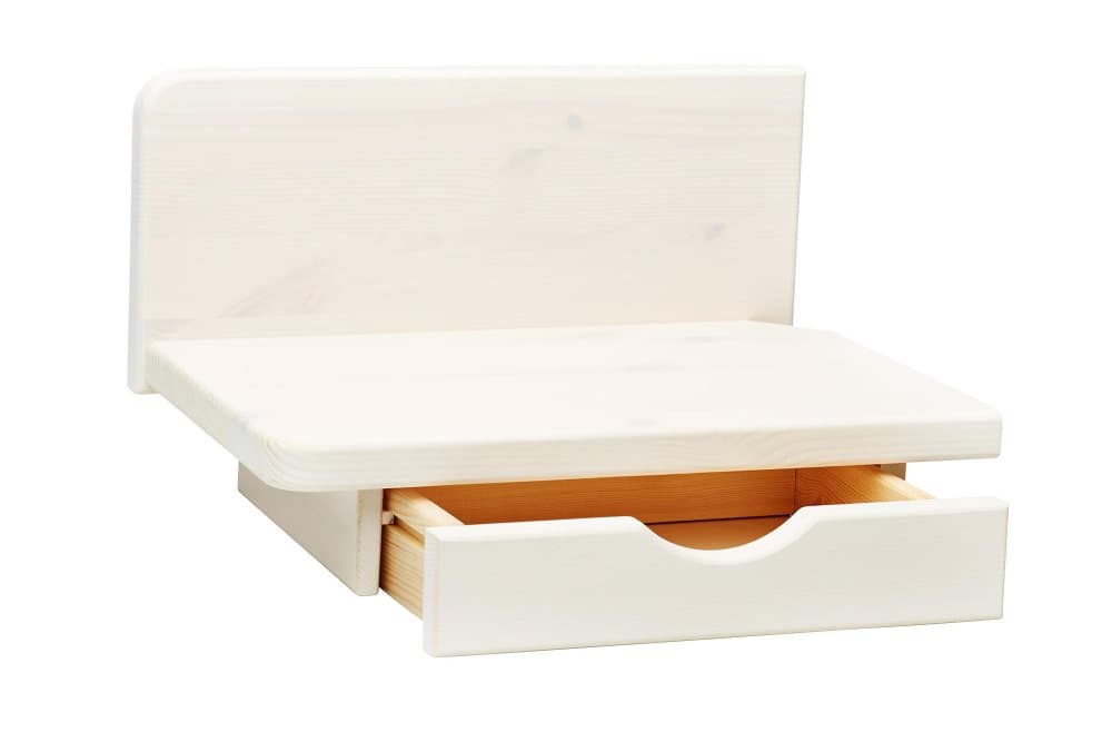 VALENTE Sängbord 39 cm Vänster Vägghängd med Förvaring Hylla