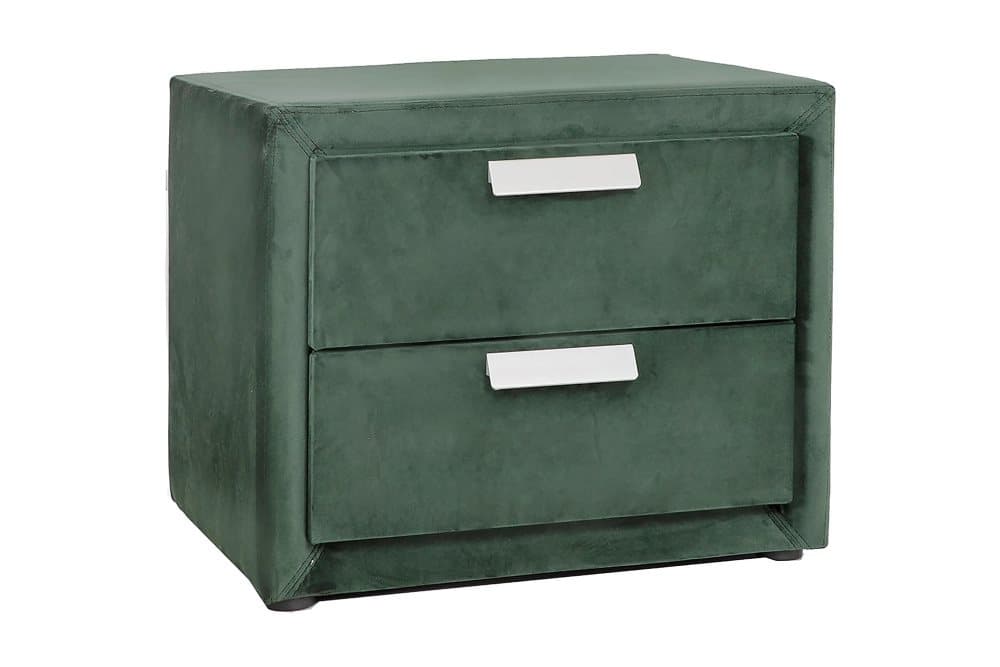 Sängbord Grace 2-Lådor 505x41xh40 cm Grön
