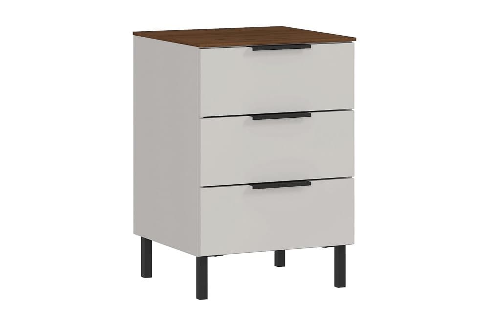 CHAMORGO Sidobord Beige/Brun
