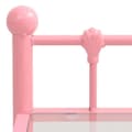 Miniatyrbillede 6 af 7: vidaXL sengeskabe 2 stk. metal og glas pink og transparent