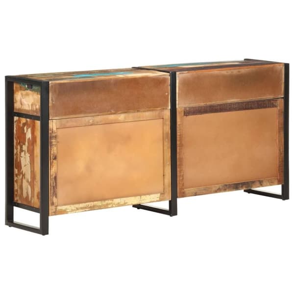 vidaXL skænk 172x35x80 cm massivt genbrugstræ