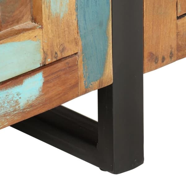 vidaXL skænk 172x35x80 cm massivt genbrugstræ