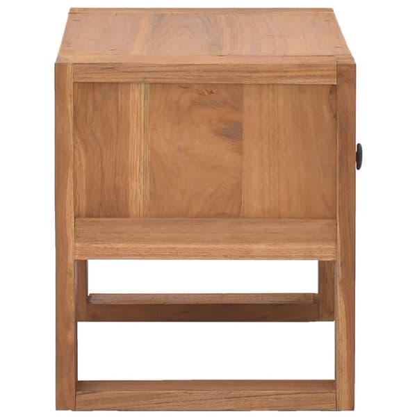 vidaXL Nattbord 50x30x35 cm heltre teak