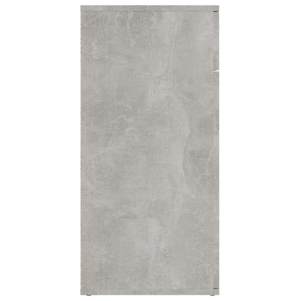 vidaXL Skjenk betonggrå 80x36x75 cm sponplate