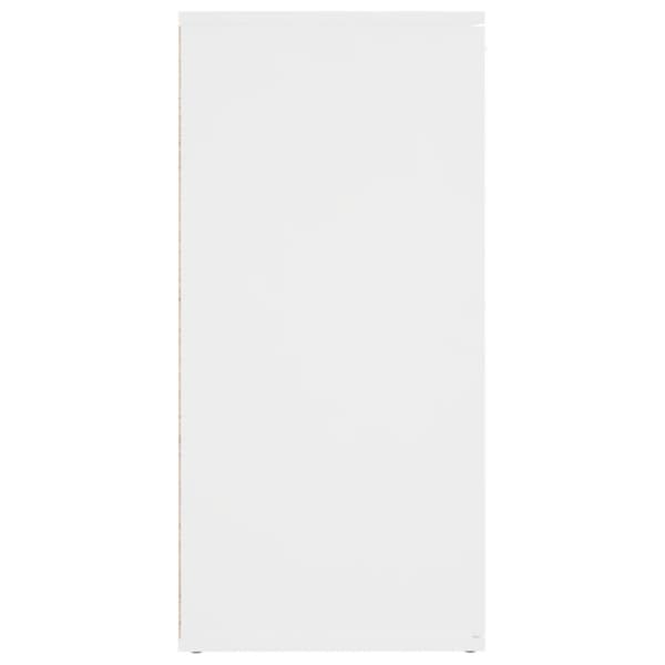 vidaXL skænk 160x36x75 cm spånplade hvid