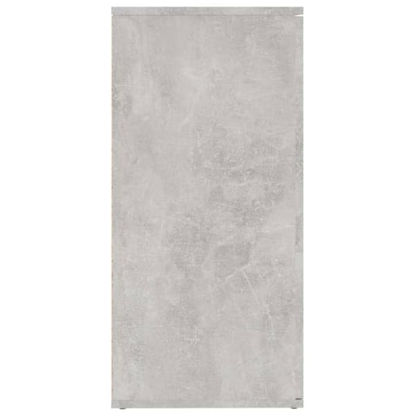 vidaXL Skjenk betonggrå 160x36x75 cm sponplate