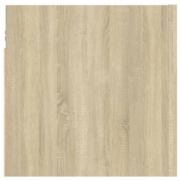 vidaXL Nattbord sonoma eik 30,5x30x30 cm sponplate