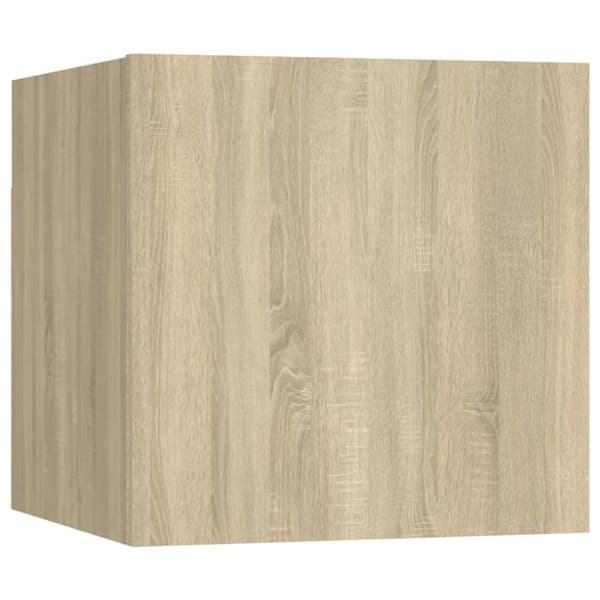 vidaXL Nattbord sonoma eik 30,5x30x30 cm sponplate
