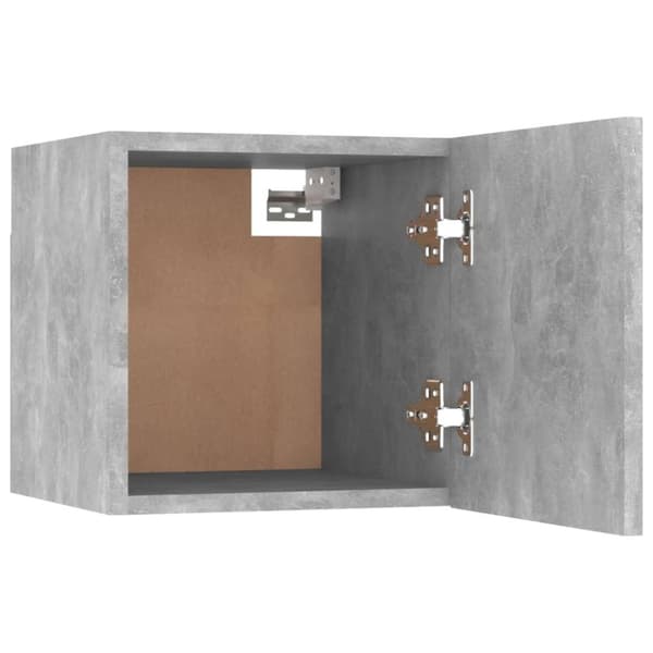 vidaXL Sängbord betonggrå 30,5x30x30 cm spånskiva