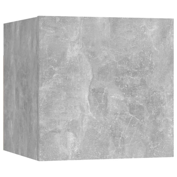 vidaXL Nattbord betonggrå 30,5x30x30 cm sponplate