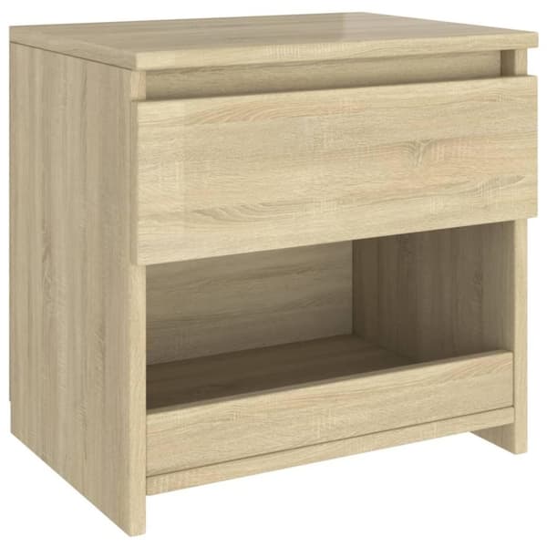 vidaXL Nattbord 2 stk sonoma eik 40x30x39 cm sponplate