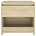 Miniatyrbillede 4 af 9: vidaXL sengebord 40x30x39 cm spånplade sonoma-eg