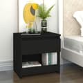 Miniatyrbillede 2 af 8: vidaXL sengeborde 2 stk. 40x30x39 cm spånplade sort