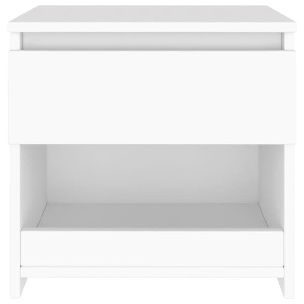 vidaXL sengeborde 2 stk. 40x30x39 cm spånplade hvid