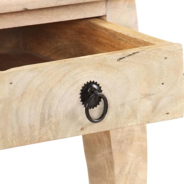 vidaXL Nattbord 28x28x46 cm heltre mango