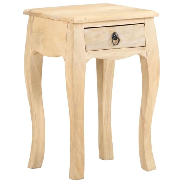 vidaXL Nattbord 28x28x46 cm heltre mango