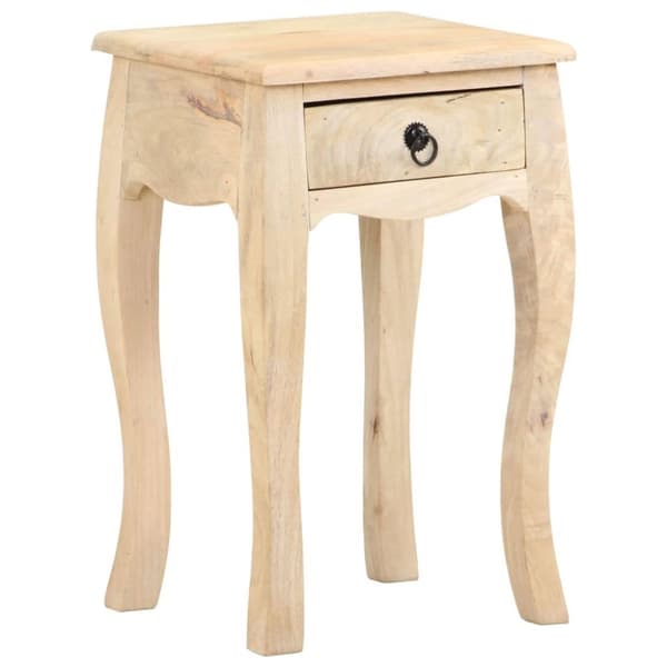 vidaXL Nattbord 28x28x46 cm heltre mango