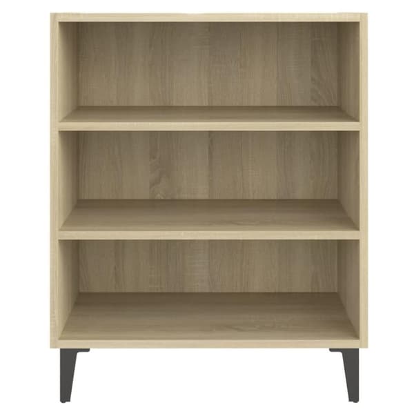 vidaXL Skjenk sonoma eik 57x35x70 cm sponplate