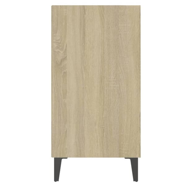 vidaXL Skjenk sonoma eik 57x35x70 cm sponplate