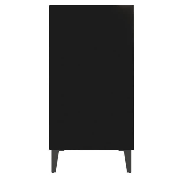 vidaXL skænk 57x35x70 cm spånplade sort