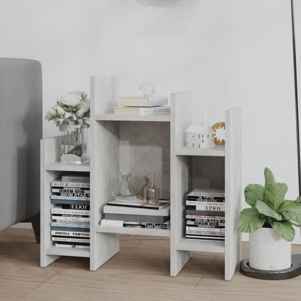 vidaXL sideskab 60x26x60 cm spånplade betongrå