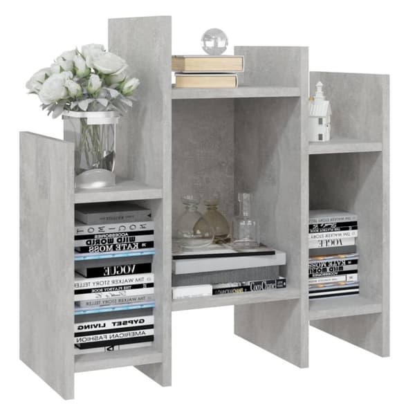 vidaXL sideskab 60x26x60 cm spånplade betongrå
